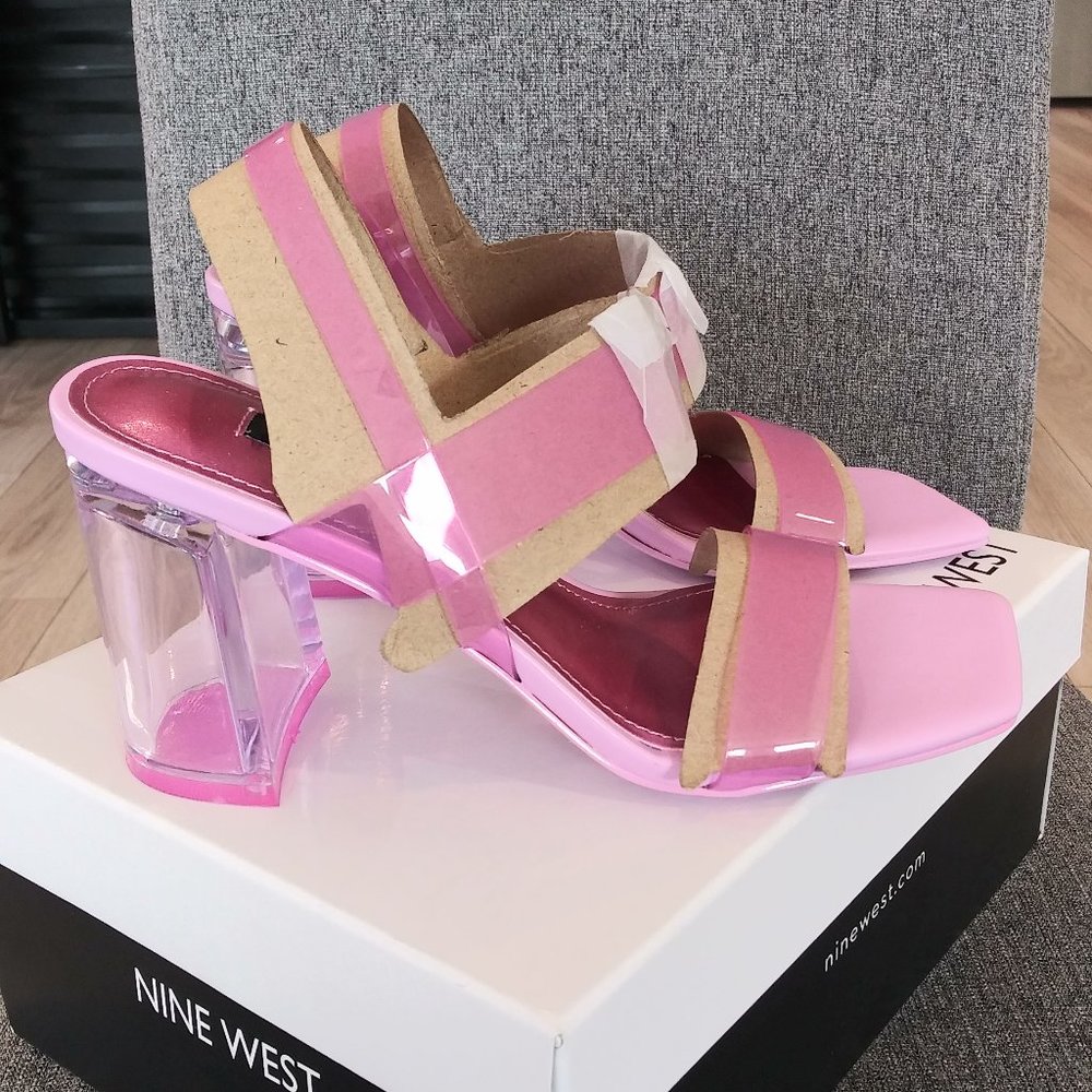 Nine West Light Pink 680 Tenia3 Sandals